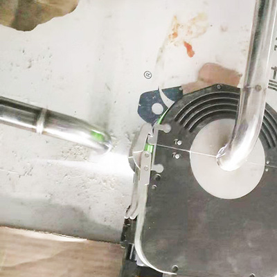 外墙不锈钢管道焊机自动氩弧焊现场管道安装施工